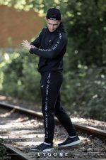 Trainingsanzug Muscle Fit Herren - LYGONE, Jogginganzug, Tracksuit, Hoodie, Hose