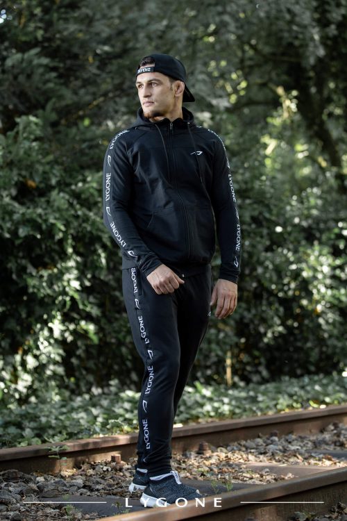 Trainingsanzug Muscle Fit Herren - LYGONE, Jogginganzug, Tracksuit, Hoodie, Hose